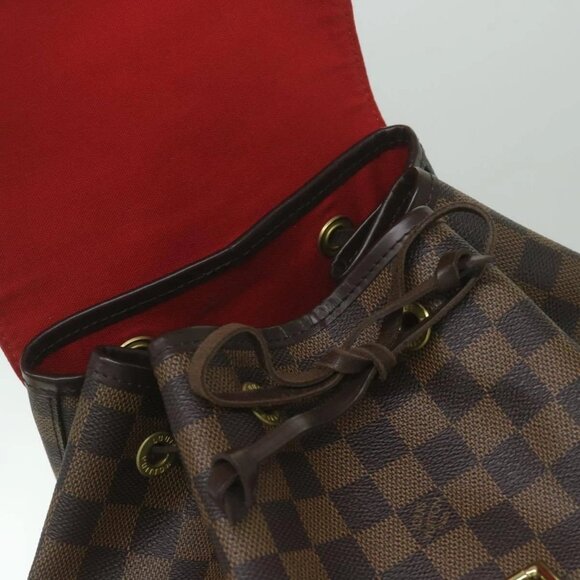 LOUIS VUITTON Damier Ebene Montsouris GM Backpack N51139 LV Auth am5291SAV - Picture 10 of 16